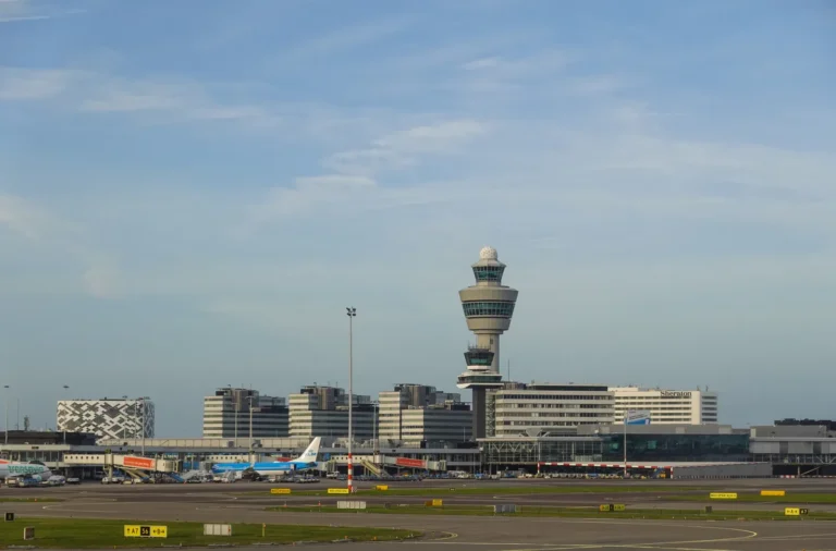 Airport control tower and terminal